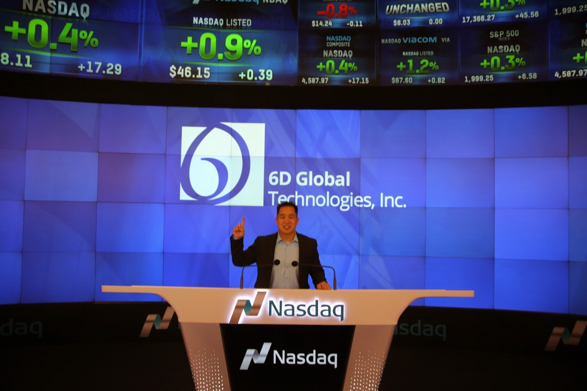 Tejune Kang at Nasdaq — 6D Global Technologies